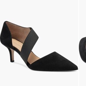 Black leather Cece corso como Denice pump 7.5 M